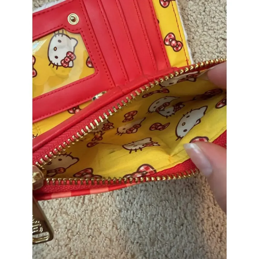 Loungefly Sanrio Hello Kitty Gingham Picnic Wallet